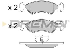 BREMSI BP2427 - PASTIGLIE FRENO - BRAKE PADS