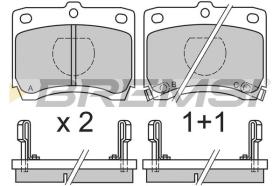 BREMSI BP2429 - PASTIGLIE FRENO - BRAKE PADS