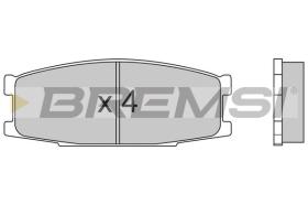 BREMSI BP2434 - PASTIGLIE FRENO - BRAKE PADS