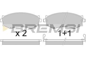 BREMSI BP2439 - PASTIGLIE FRENO - BRAKE PADS