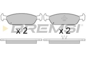 BREMSI BP2444 - PASTIGLIE FRENO - BRAKE PADS