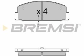 BREMSI BP2448 - PASTIGLIE FRENO - BRAKE PADS