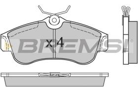 BREMSI BP2470 - PASTIGLIE FRENO - BRAKE PADS