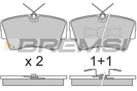 BREMSI BP2472 - PASTIGLIE FRENO - BRAKE PADS