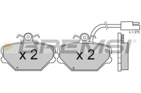 BREMSI BP2475 - PASTIGLIE FRENO - BRAKE PADS
