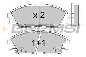 BREMSI BP2479 - PASTIGLIE FRENO - BRAKE PADS