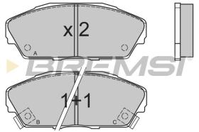 BREMSI BP2480 - PASTIGLIE FRENO - BRAKE PADS
