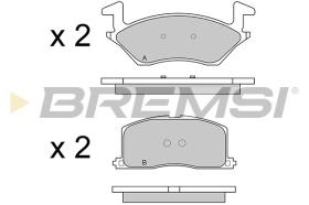 BREMSI BP2481 - PASTIGLIE FRENO - BRAKE PADS