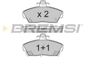 BREMSI BP2484 - PASTIGLIE FRENO - BRAKE PADS