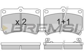 BREMSI BP2489 - PASTIGLIE FRENO - BRAKE PADS