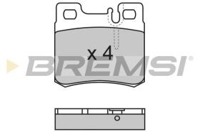 BREMSI BP2495 - PASTIGLIE FRENO - BRAKE PADS