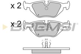 BREMSI BP2498 - PASTIGLIE FRENO - BRAKE PADS