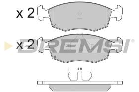 BREMSI BP2499 - PASTIGLIE FRENO - BRAKE PADS