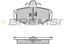 BREMSI BP2500 - PASTIGLIE FRENO - BRAKE PADS