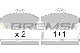 BREMSI BP2502 - PASTIGLIE FRENO - BRAKE PADS