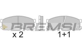 BREMSI BP2504 - PASTIGLIE FRENO - BRAKE PADS