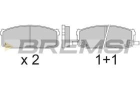 BREMSI BP2510 - PASTIGLIE FRENO - BRAKE PADS