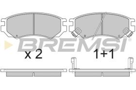 BREMSI BP2512 - PASTIGLIE FRENO - BRAKE PADS