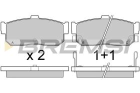 BREMSI BP2513 - PASTIGLIE FRENO - BRAKE PADS