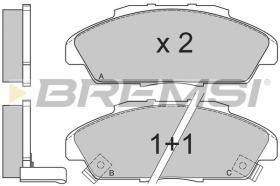 BREMSI BP2519 - PASTIGLIE FRENO - BRAKE PADS