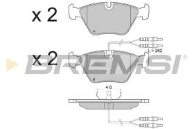 BREMSI BP2523 - PASTIGLIE FRENO - BRAKE PADS
