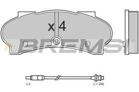 BREMSI BP2524 - PASTIGLIE FRENO - BRAKE PADS