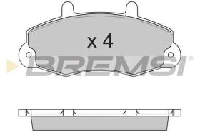 BREMSI BP2525 - PASTIGLIE FRENO - BRAKE PADS