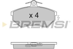 BREMSI BP2531 - PASTIGLIE FRENO - BRAKE PADS