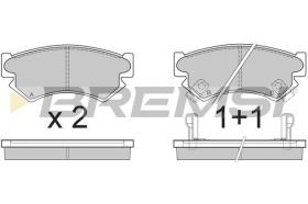 BREMSI BP2534 - PASTIGLIE FRENO - BRAKE PADS