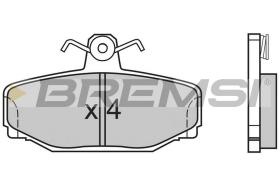 BREMSI BP2542 - PASTIGLIE FRENO - BRAKE PADS