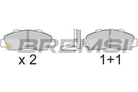 BREMSI BP2543 - PASTIGLIE FRENO - BRAKE PADS