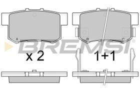 BREMSI BP2544 - PASTIGLIE FRENO - BRAKE PADS