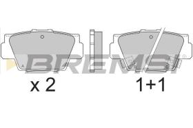 BREMSI BP2545 - PASTIGLIE FRENO - BRAKE PADS