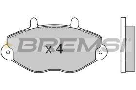 BREMSI BP2549 - PASTIGLIE FRENO - BRAKE PADS