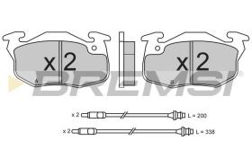 BREMSI BP2551 - PASTIGLIE FRENO - BRAKE PADS