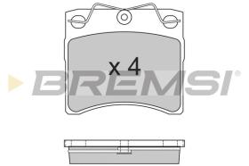 BREMSI BP2554 - PASTIGLIE FRENO - BRAKE PADS