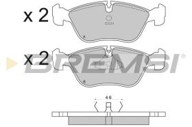 BREMSI BP2559 - PASTIGLIE FRENO - BRAKE PADS