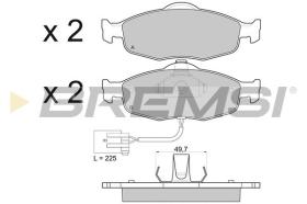 BREMSI BP2561 - PASTIGLIE FRENO - BRAKE PADS