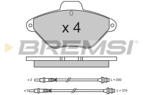 BREMSI BP2564 - PASTIGLIE FRENO - BRAKE PADS