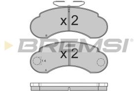 BREMSI BP2566 - JUEGO PASTILLAS DE FRENO BREMSI