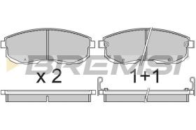 BREMSI BP2569 - PASTIGLIE FRENO - BRAKE PADS