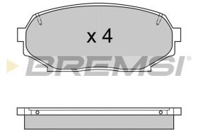 BREMSI BP2571 - PASTIGLIE FRENO - BRAKE PADS
