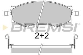 BREMSI BP2572 - PASTIGLIE FRENO - BRAKE PADS