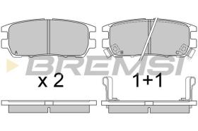 BREMSI BP2574 - PASTIGLIE FRENO - BRAKE PADS