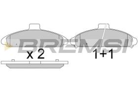 BREMSI BP2579 - PASTIGLIE FRENO - BRAKE PADS