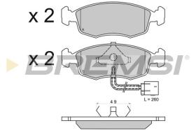 BREMSI BP2583 - PASTIGLIE FRENO - BRAKE PADS