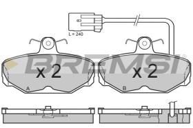 BREMSI BP2591 - PASTIGLIE FRENO - BRAKE PADS
