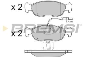 BREMSI BP2595 - PASTIGLIE FRENO - BRAKE PADS