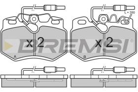 BREMSI BP2603 - PASTIGLIE FRENO - BRAKE PADS
