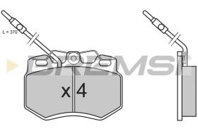 BREMSI BP2604 - PASTIGLIE FRENO - BRAKE PADS